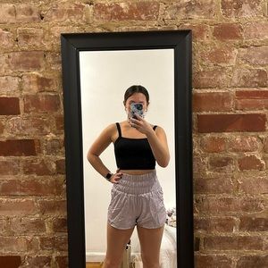 Free People the Way Home Shorts in lavender. Size Small